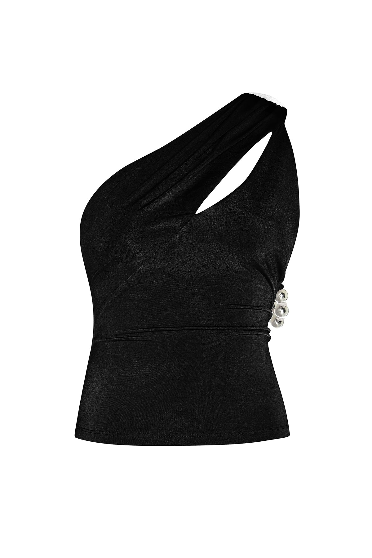EXIT STRATEGY BEADED TOP BLACK