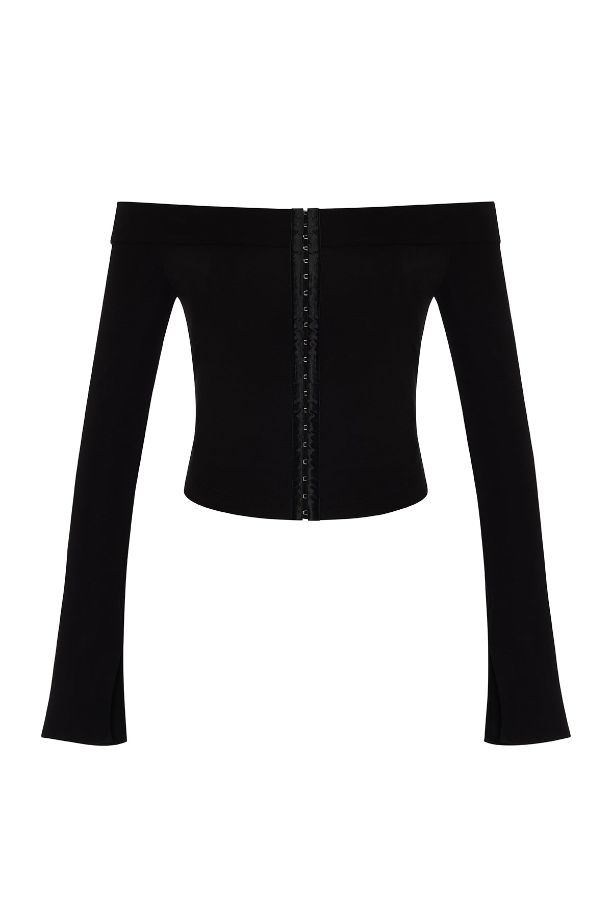 HOOKED UP TOP BLACK