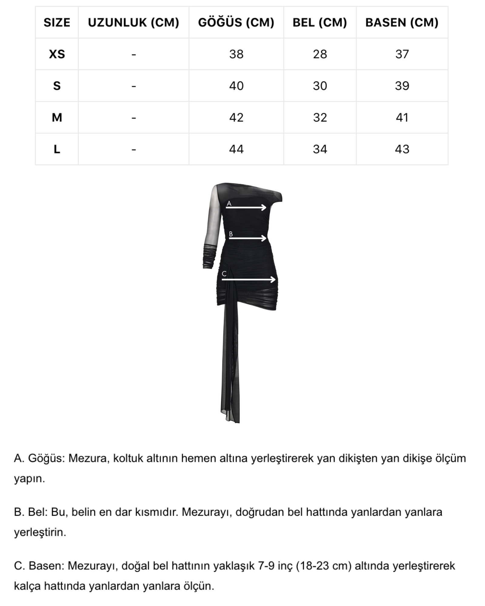 Desenli tek omuz tek kol detaylı drapeli mini elbise