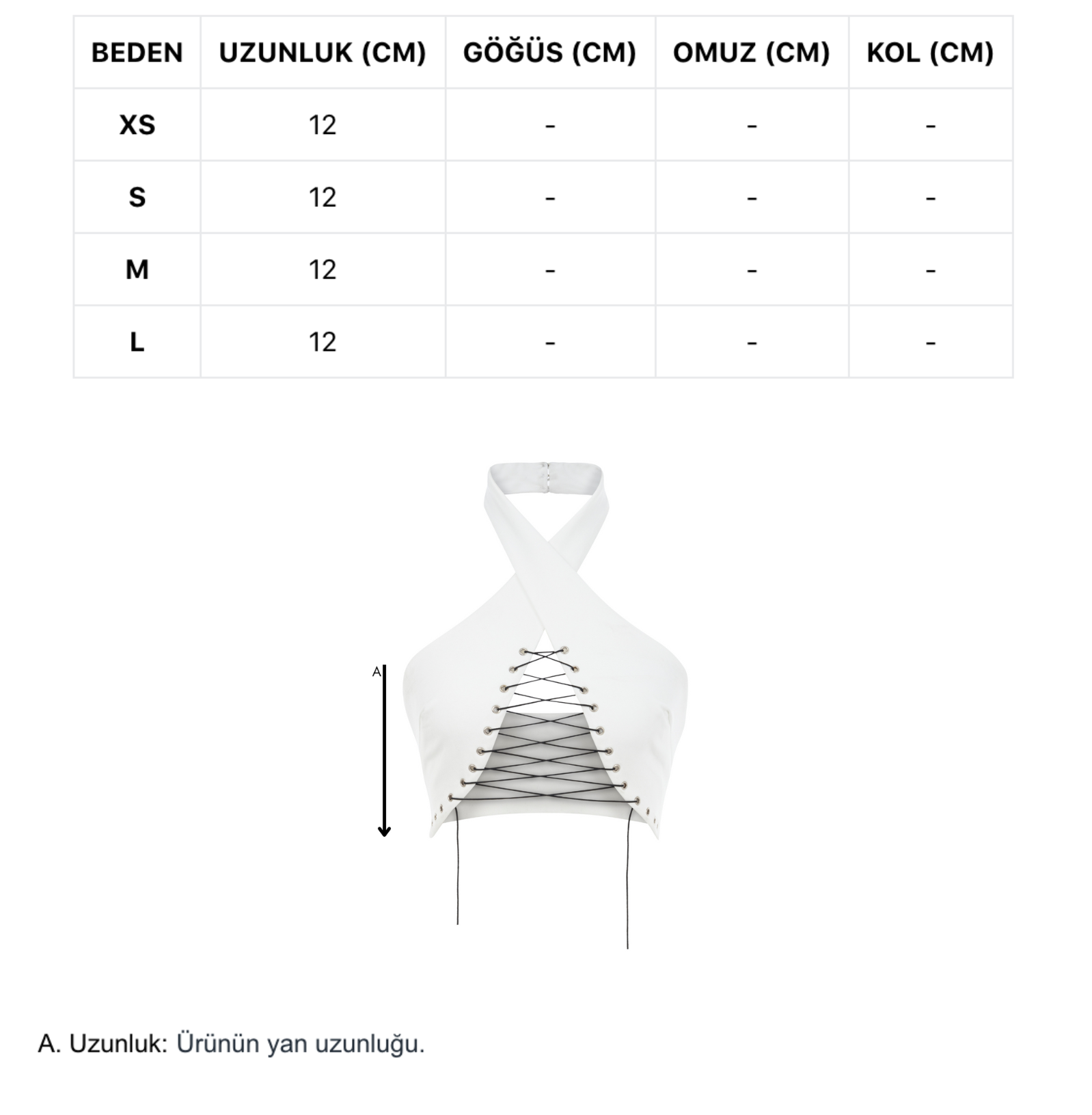SCANDALOUS BANDEU TOP IN WHITE