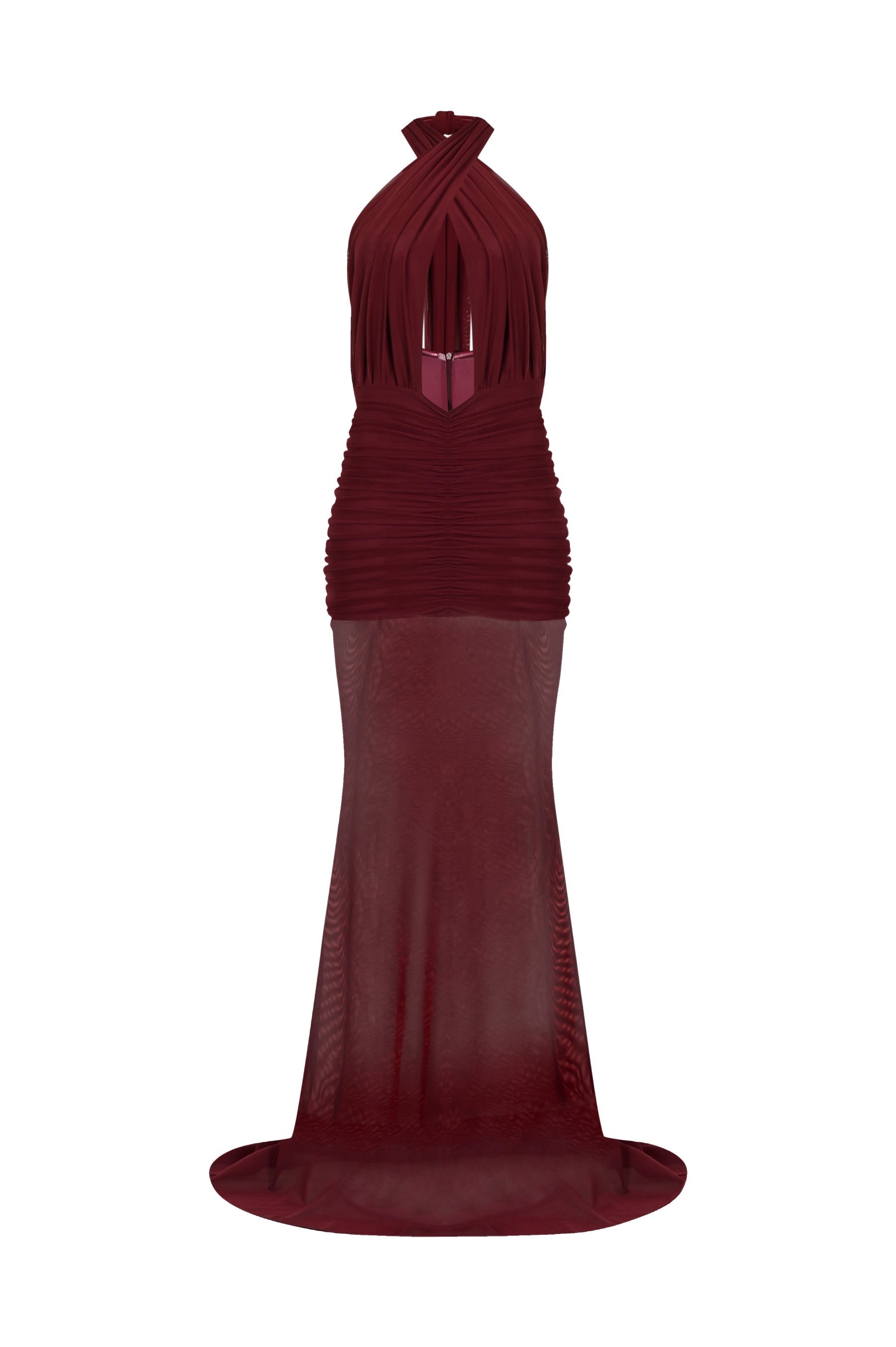 Forbidden Fruit Dress in Burgundy