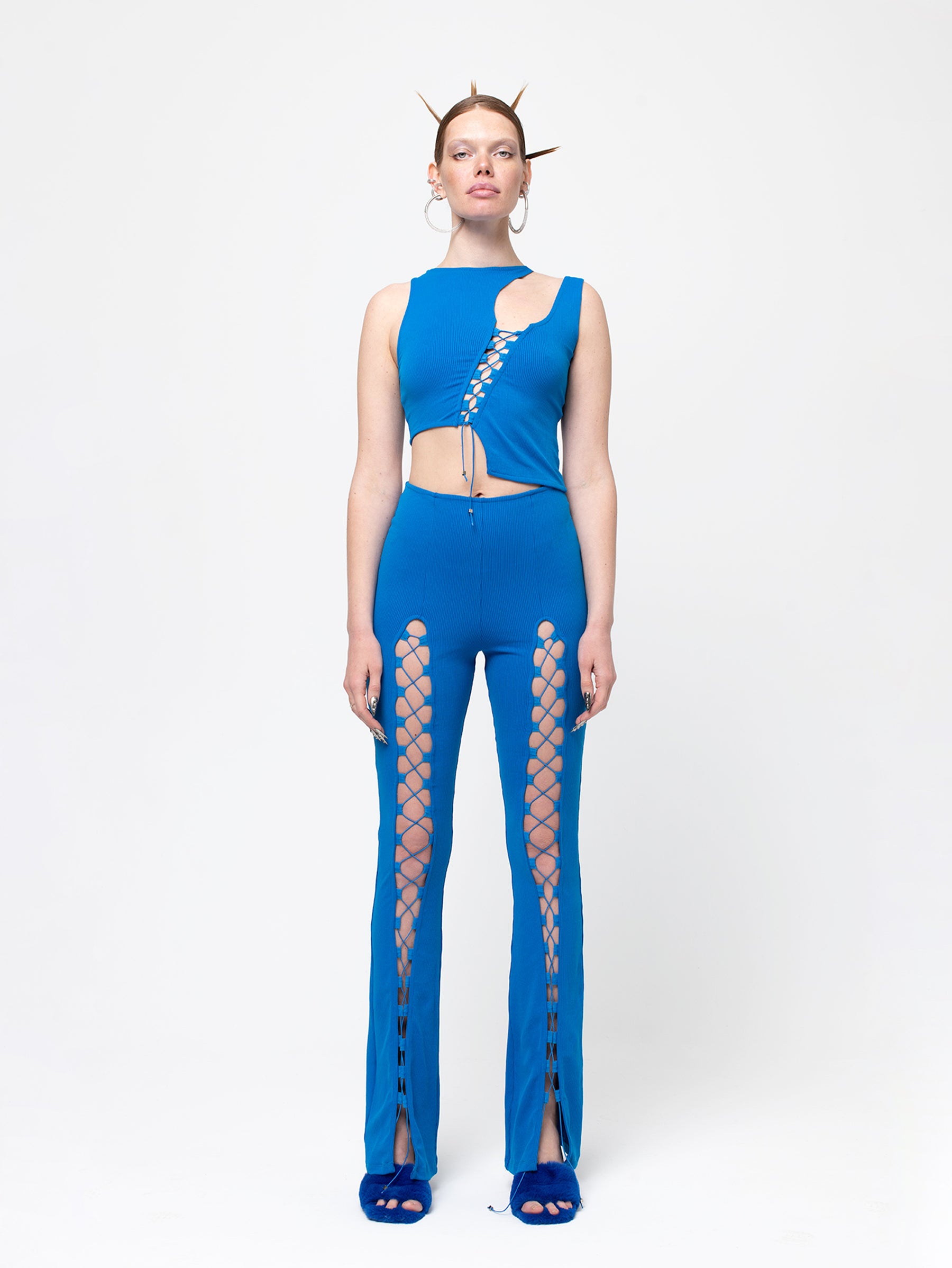 Glitch Pants Blue