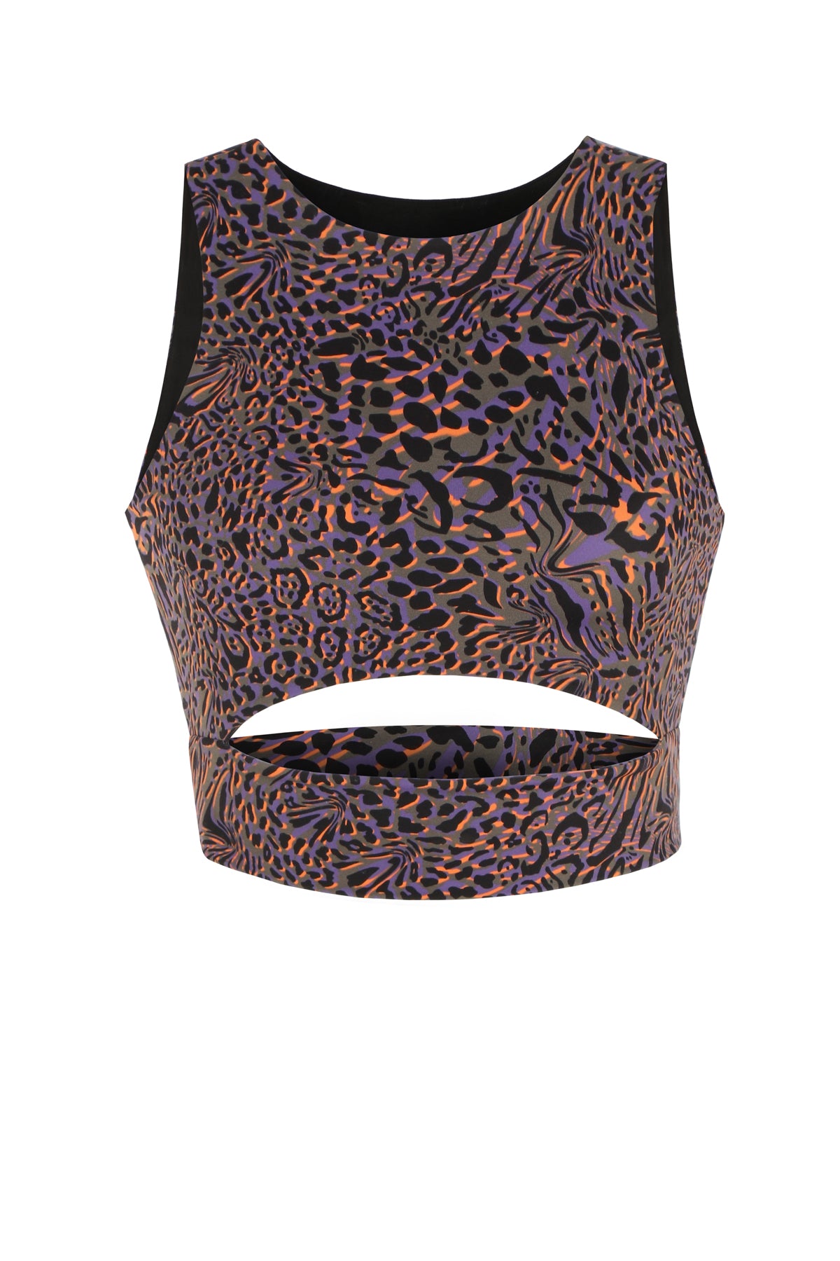 PEEKABOO BRA LEOPARD
