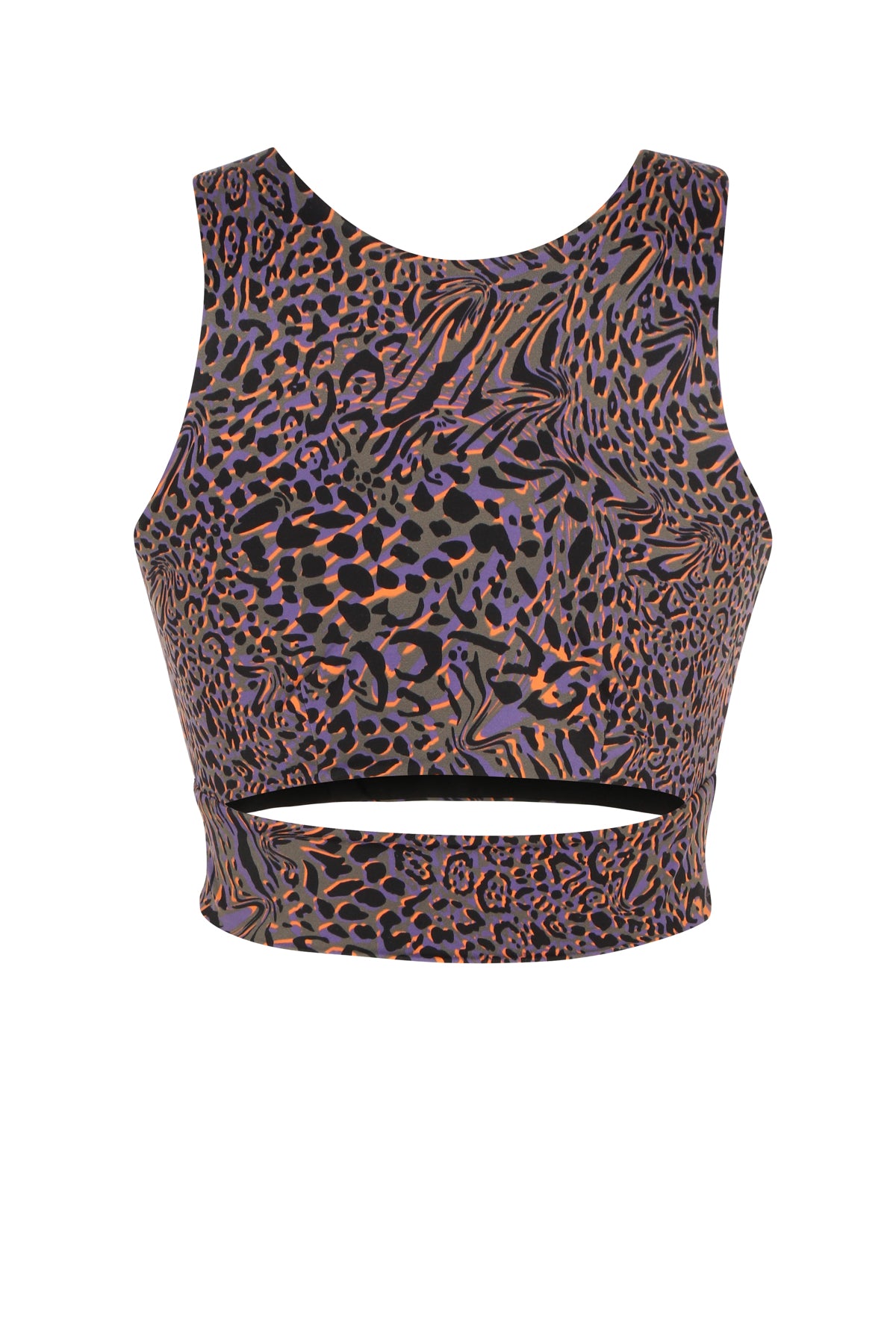 PEEKABOO BRA LEOPARD