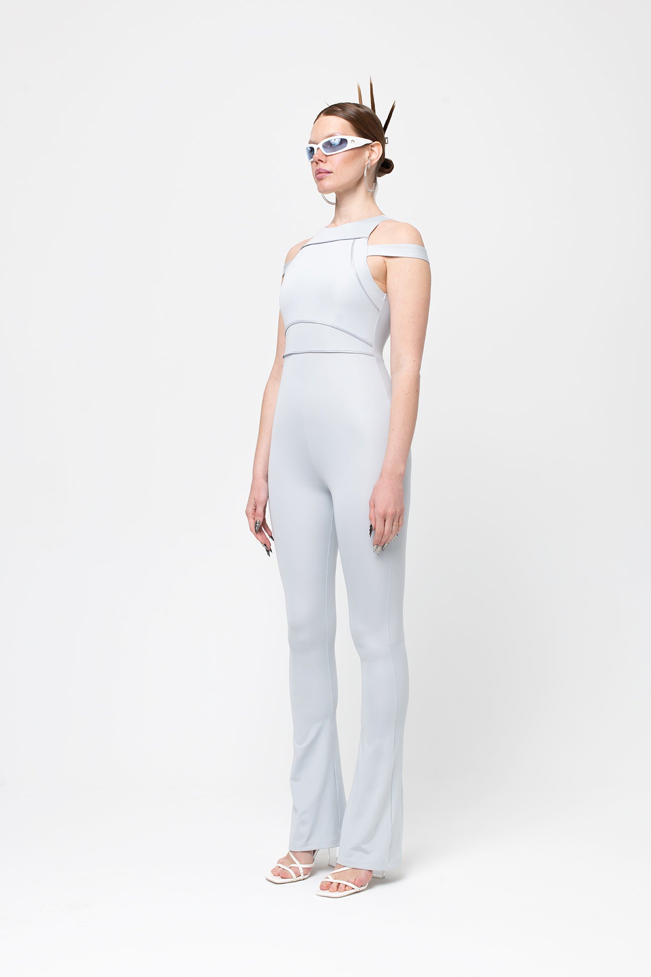 Humanoid Long Playsuit Grey