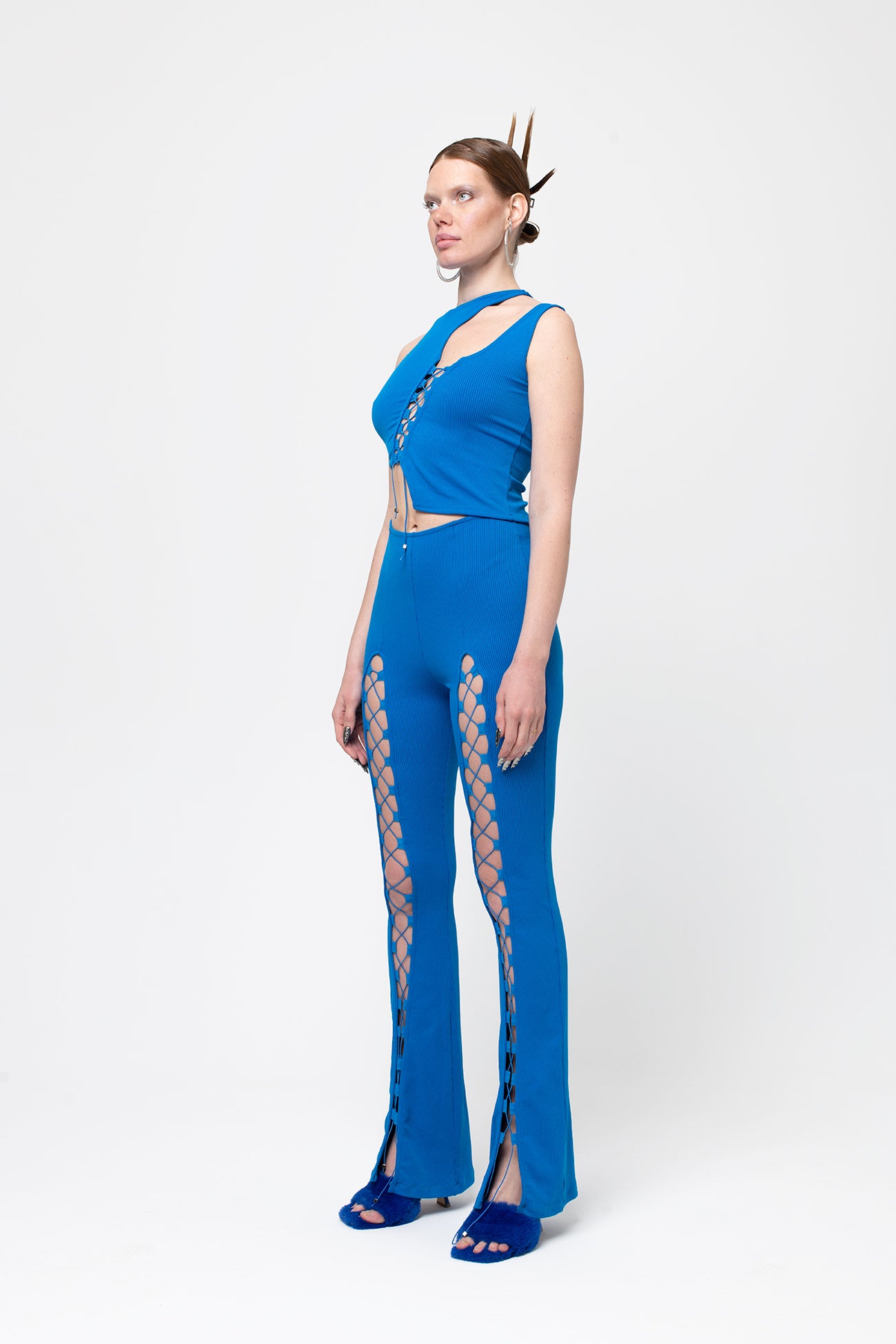 Glitch Pants Blue