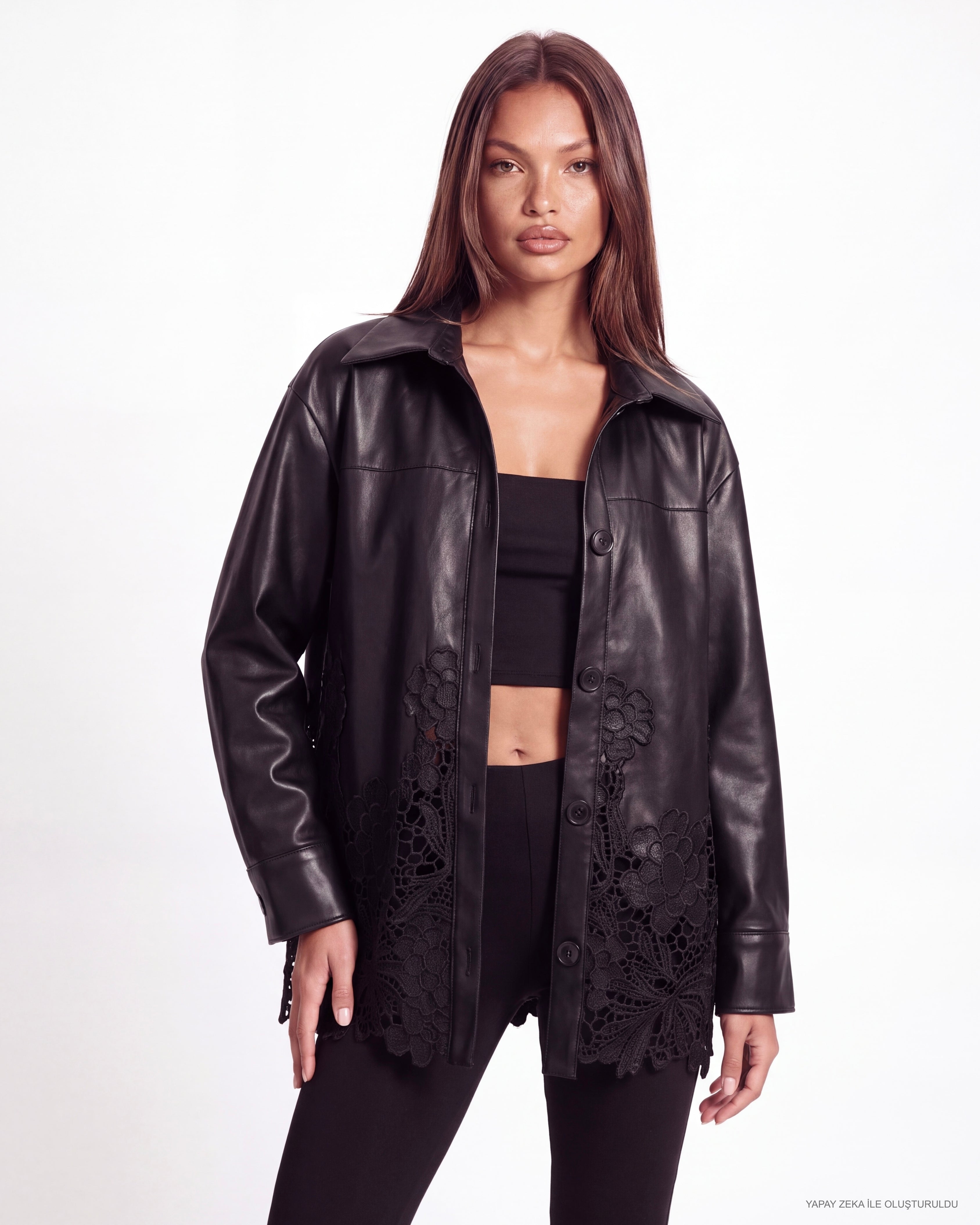 Khela Foul Play Jacket siyah kadın ceket