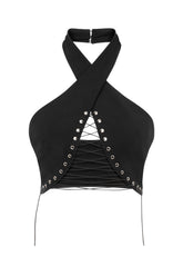 Scandalous Bandeu Top in Black