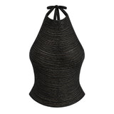 HIGH MAINTENANCE TOP IN BLACK