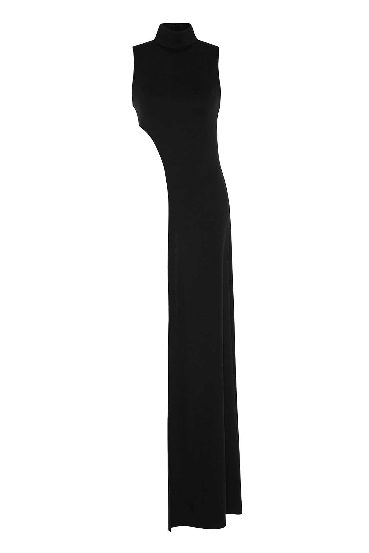 STAY MAD ASYMMETRIC TOP BLACK