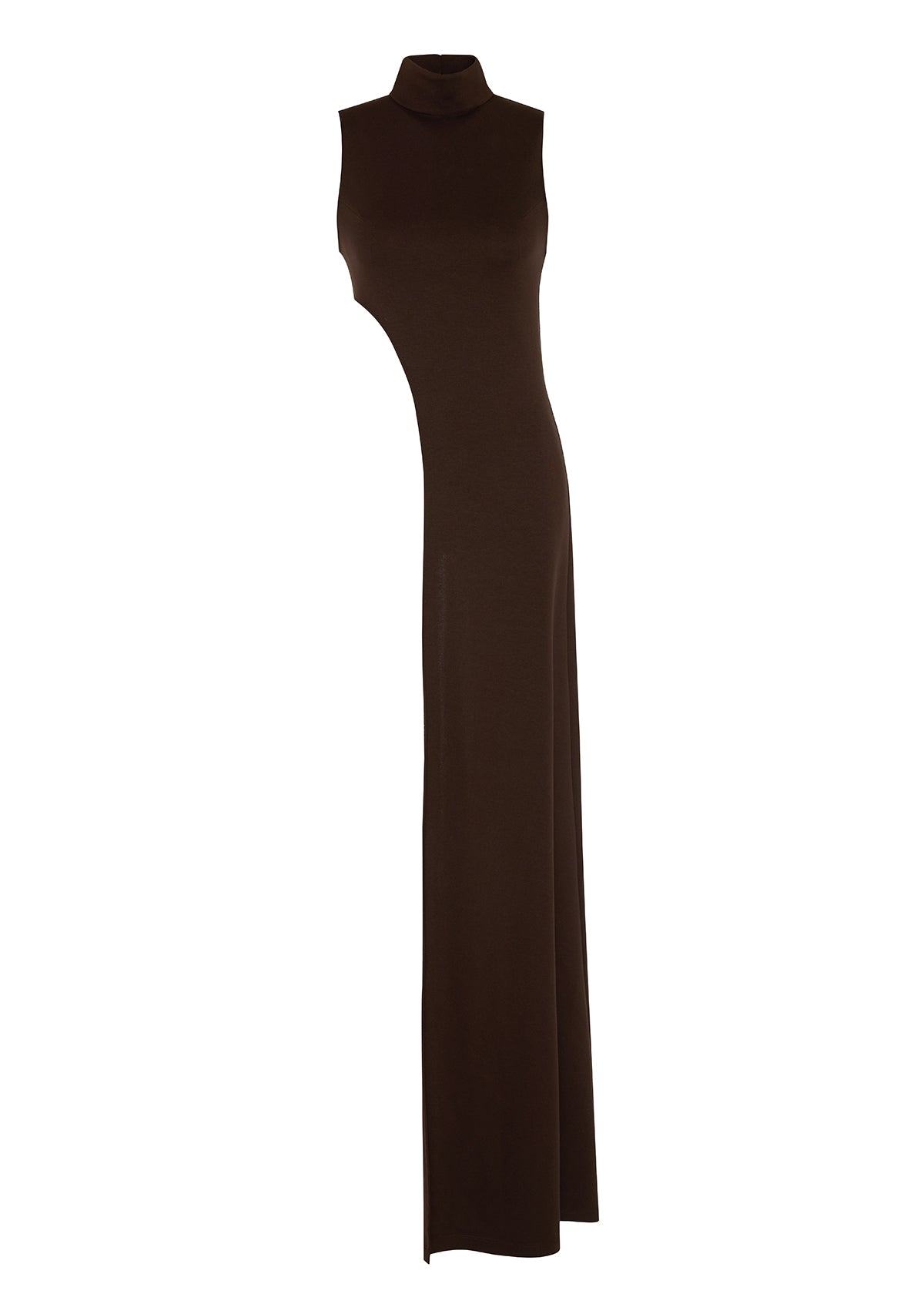STAY MAD ASYMMETRIC TOP BROWN