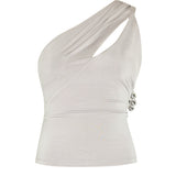 EXIT STRATEGY BEADED TOP GRAY