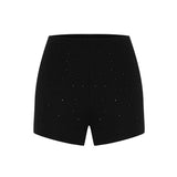 STOP STARING CRYSTAL SHORTS BLACK
