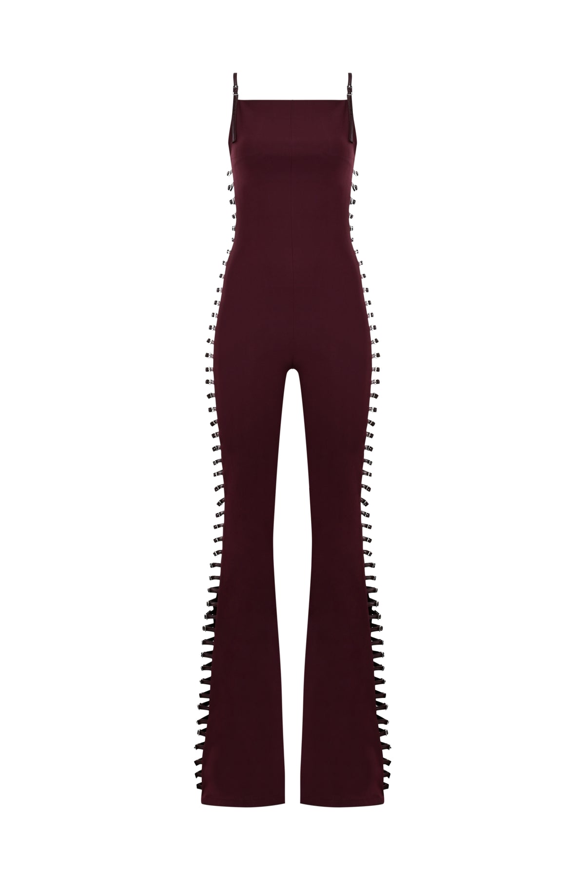 Provocatrix Jumpsuit in Burgundy