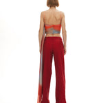 Uzun tül kuyruklu kare yaka tül top