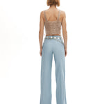 Metal halka detaylı zincir top