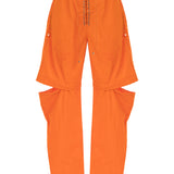 Khela turuncu kuşgözü detaylı paraşüt pantolon