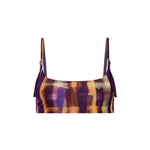 Desen baskılı metal aksesuarlı bra