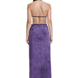 Manipulator Skirt in Purple Acid Wash