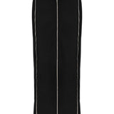 Khela siyah fermuar detaylı maksi denim etek