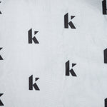 Khela logo baskılı dik yaka uzun kol body