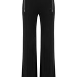 Khela fermuar detaylı siyah pantolon