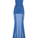 Rolling in Love Gown in Indigo