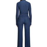 Transient Top in Indigo