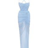 FAINTHEARTED DRESS IN BABY BLUE
