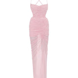 FAINTHEARTED DRESS IN BABY PINK