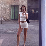 SILENT THREAT SHORTS IN OFF-WHITE