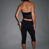 KNEE DEEP CAPRI PANTS