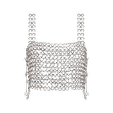 Metal halka detaylı zincir top