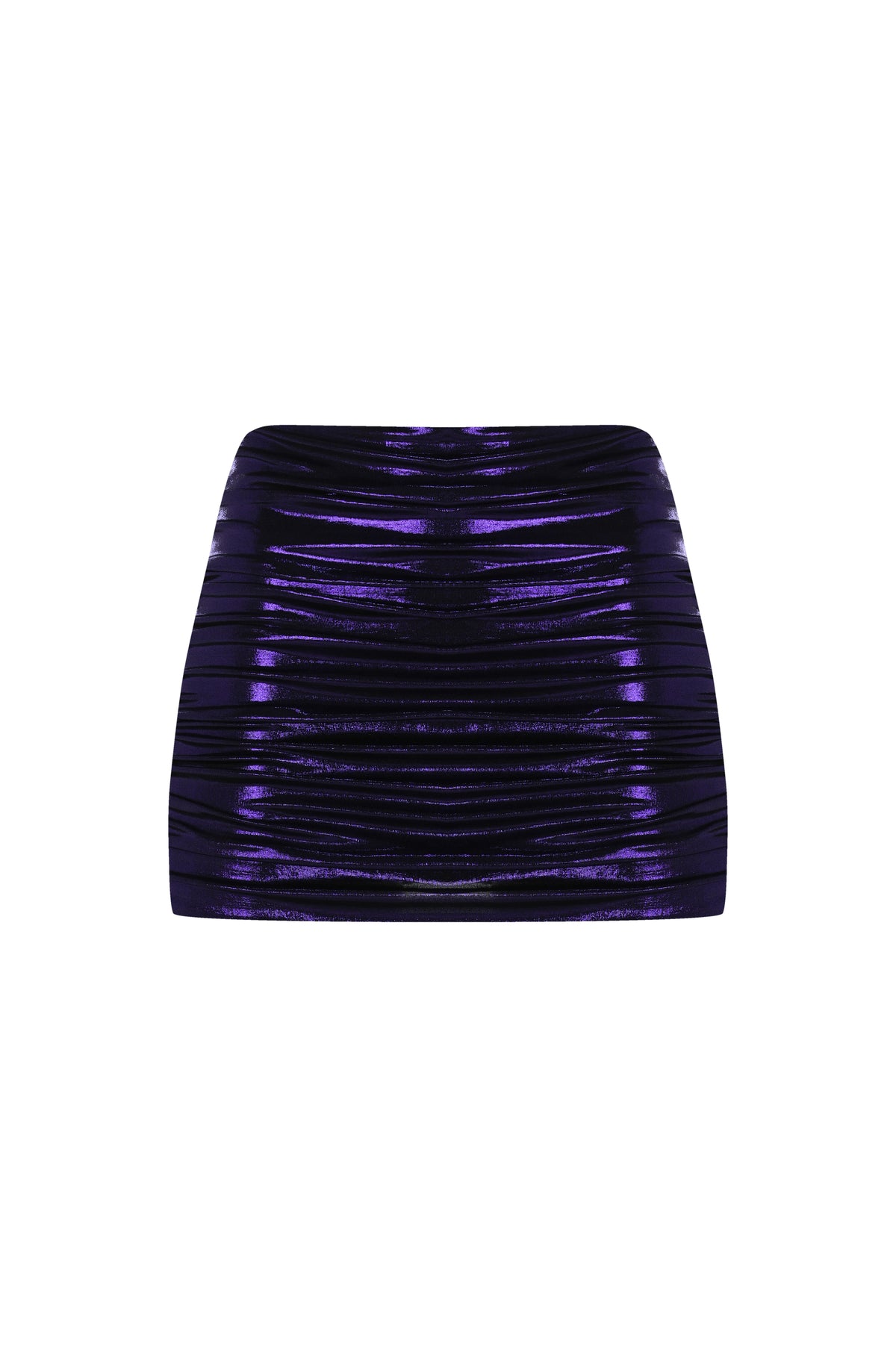 After Party Metallic Skirt in Purple