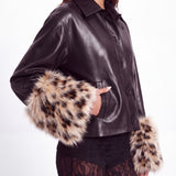 HEARTLESS JACKET IN LEOPARD