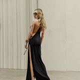 ALL EYES DRESS IN BLACK