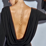 BACK OFF DRESS BLACK