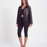 Khela Foul Play Jacket siyah kadın ceket