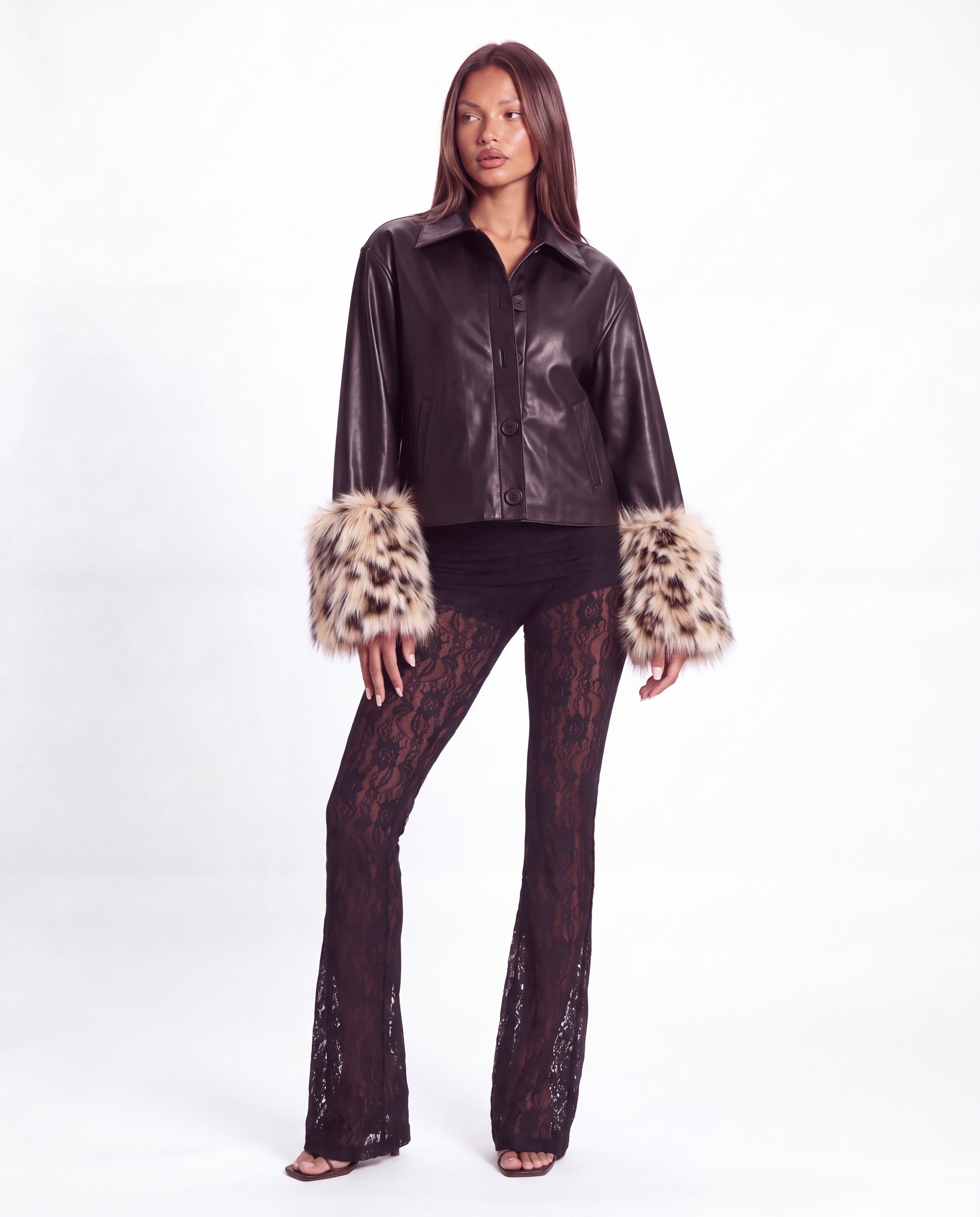 HEARTLESS JACKET IN LEOPARD