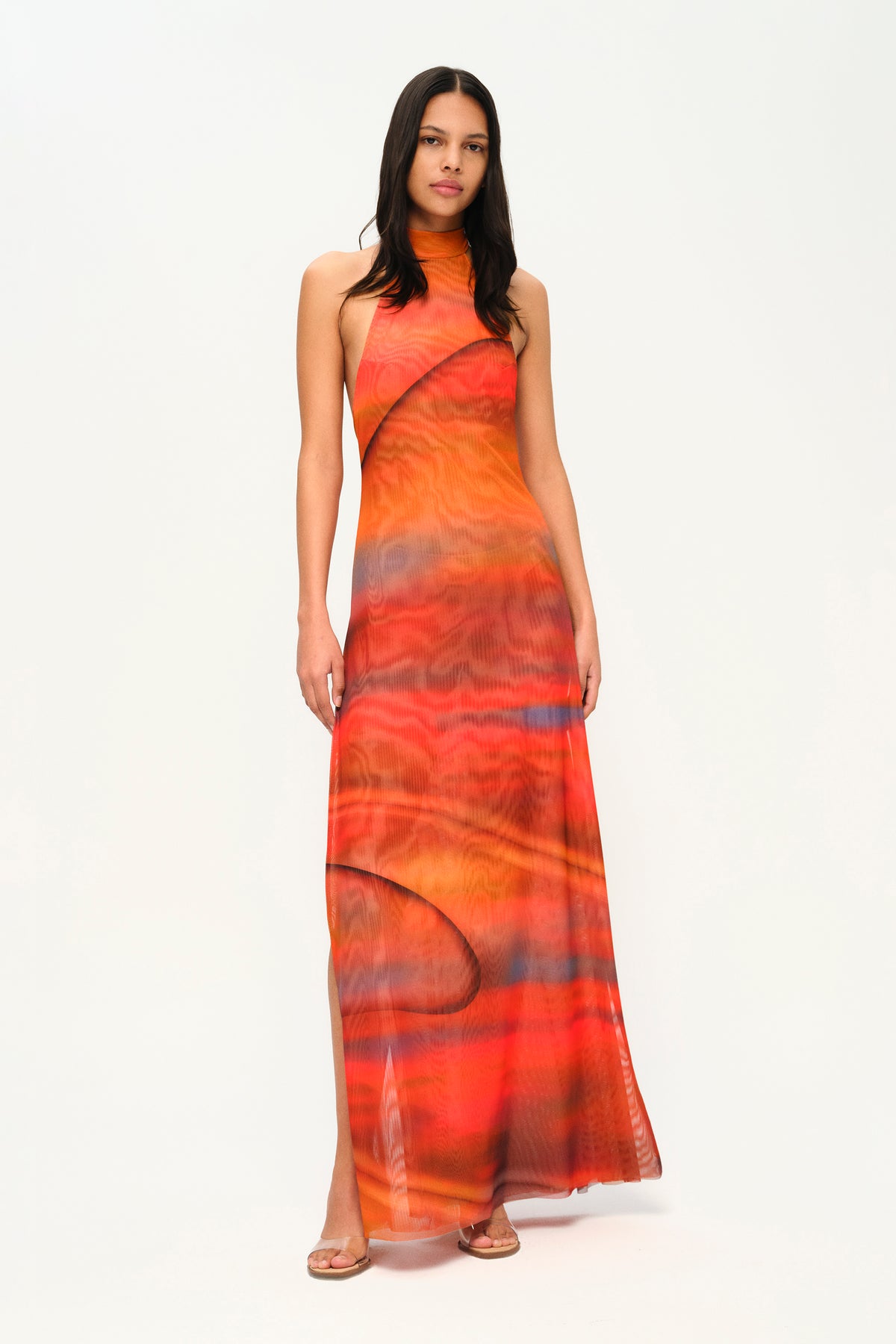 Sweet Escape Dress in Sunset Print