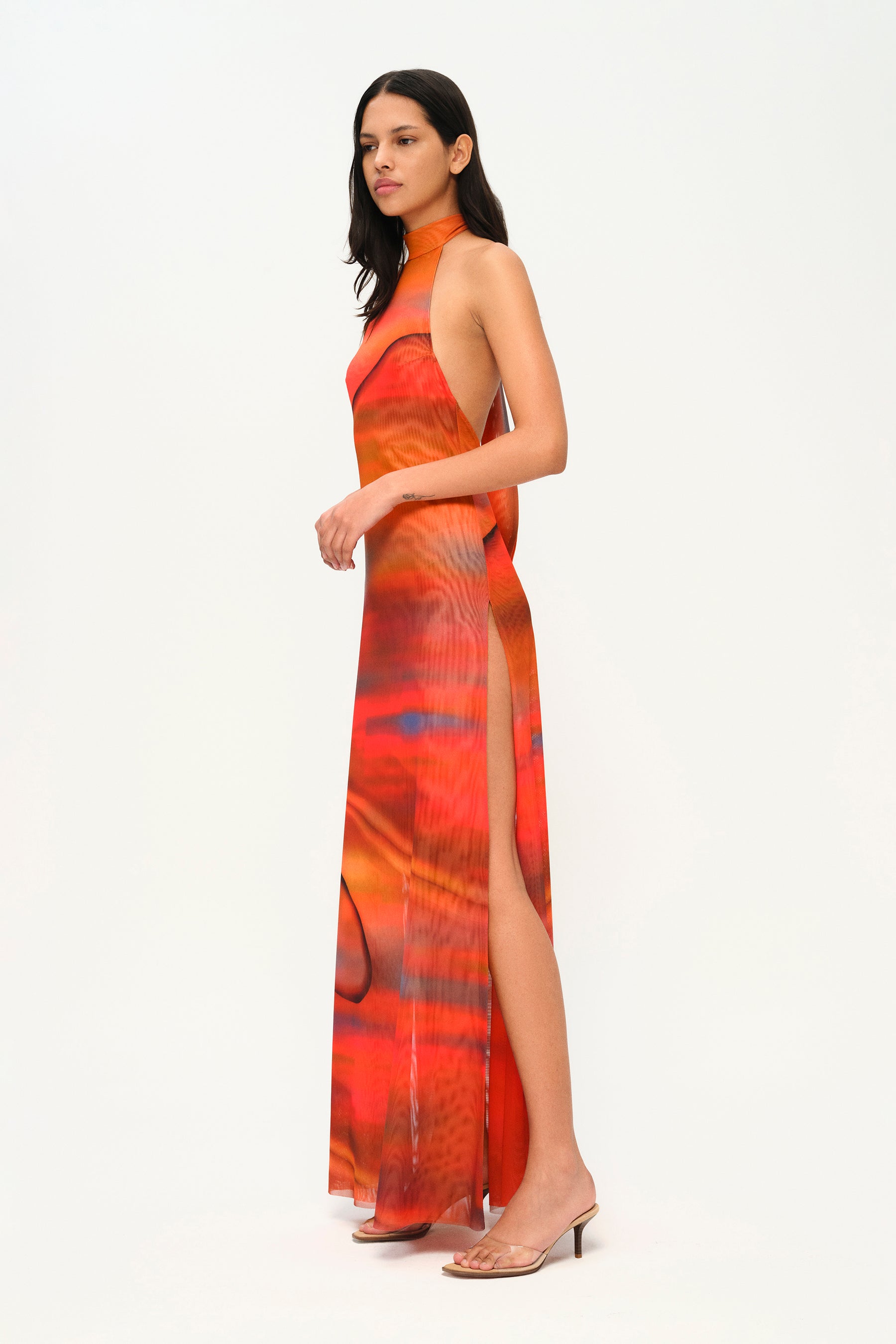 Sweet Escape Dress in Sunset Print