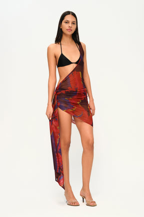 Unbothered Pareo in Flower Print