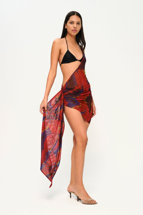 Unbothered Pareo in Flower Print