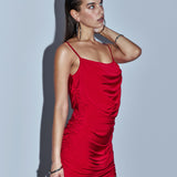 FLIRT ALERT DRESS RED