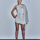 WALK AWAY DRESS GRAY