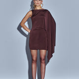 WALK AWAY DRESS BROWN