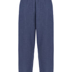 Khela mavi işlemeli lastikli sweatpant