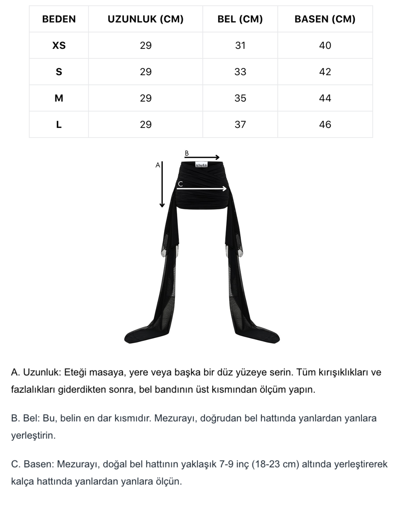siyah drapeli uzun tül aller detaylı etek 