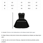 Khela siyah godet detaylı mini elbise