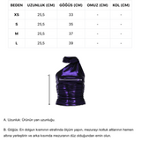 UR FAVE TOPS IN METALLIC PURPLE